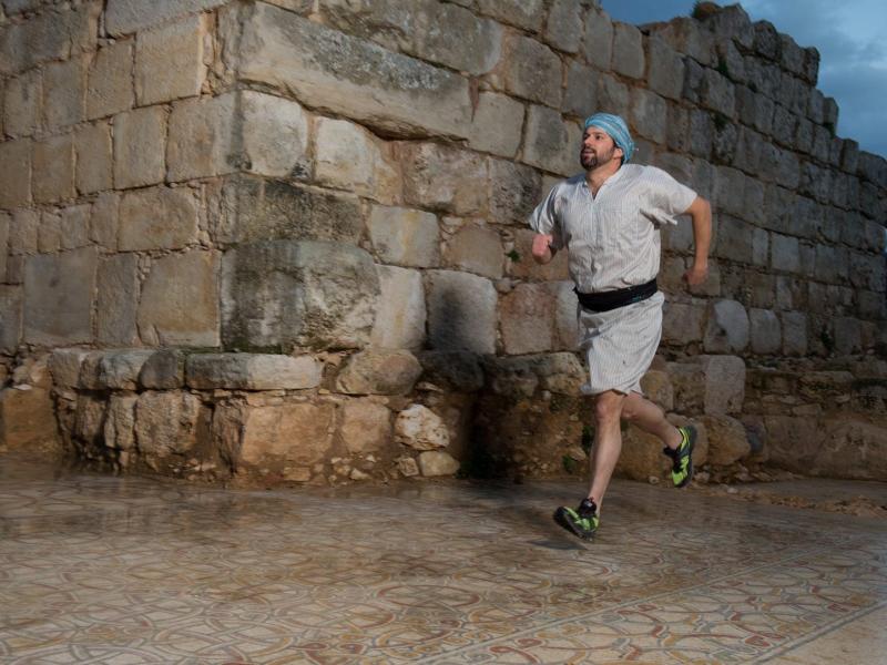 מרתון ארץ התנ"ך פסח 2015 מראש העין לשילה הקדומה